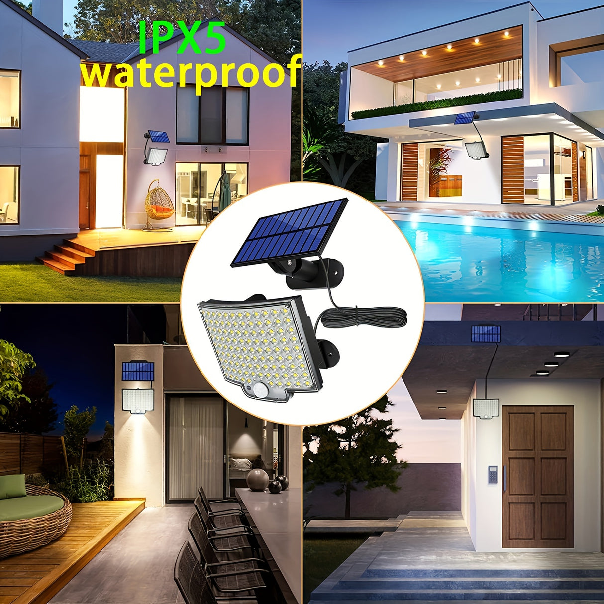 Refletor Solar de Parede Boose para Jardim 4 Modos de Funcionamento